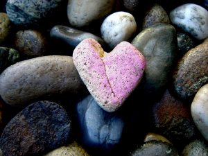 My Healing Mentors Heart Rock