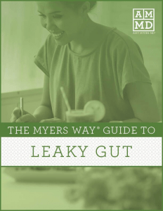 Dr. Amy Myers leaky gut: Cover of Guide to Leaky Gut